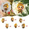 Decoraciones de madera con temática de abejas lindas adecuadas para fiestas y días festivos perfectas para Halloween Acción de Gracias Navidad