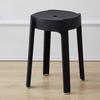 Taburete de Plástico Engrosado Taburete Redondo para el Hogar Banco Simple Apilable Apilamiento Taburete Molino de Viento Silla Alta para Mesa de Comedor