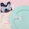 Accesorios para el cabello de niña con lazo de malla de lentejuelas de colores y cuentas, estilo coreano, accesorios de ropa frescos hechos a mano