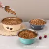 Tazón de Acero Inoxidable para Mascotas, Alfombrilla Antideslizante, Tazón para Perros, Nuevo Tazón Impreso para Perros, Suministros para Mascotas, Fuente de Agua, Utensilios de Comida, Tazón para Gatos al por Mayor