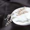 Moda coreana aretes con borlas estilo chino suministro aretes de circón puesto de mayoreo suministro aretes estilo fragante pequeño
