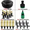 Set de Aspersor de Cobre Ajustable Maceta Riego Flor Riego de Flores Enfriamiento Sistema de Riego de Enfriamiento