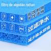 Filtro de lagoa de algodão koi japonês branco azul rattan algodão bioquímico algodão alta densidade bioquímico feltro material de filtro de lagoa de peixes aquário