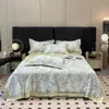 Nuevo Estilo Colcha de Verano de Tencel Lavado Juego de Cuatro Piezas, Colcha de Verano de Seda Fresca, Colcha de Aire Acondicionado, Colcha Fina de Regalo de Verano Venta al por Mayor E18