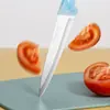 Descascador de Frutas de Aço Inoxidável em Estoque, Afiado e Durável, Faca de Descascar Multifuncional, Faca de Cozinha Doméstica Portátil
