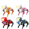 Perro Robot Mascota Lindo Multifuncional Tres Modos Luz Nocturna Dibujos Animados Nuevo Simple Perro Mecánico Lámpara de Mesa Venta al por Mayor Fábrica