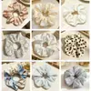 Scrunchies de Renda Floral Pequenos para Revenda em Estoque Laços de Cabelo Estilo Coreano Scrunchies Faixas de Cabelo Laços de Cabelo