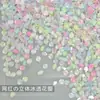 Accesorios Helados Transparentes para Uñas de Pétalos, Piezas Populares de Decoración de Flores 3D, Decoraciones para Uñas con Acabado de Pétalo Tallado de Cristal de Hielo