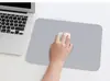 Mouse Pad a Pronta Entrega, Tamanho Pequeno, Couro, Cor Sólida, Pad Fofo para Laptop, Couro à Prova d'Água, Resistente a Manchas, Pad para Mesa de Escritório