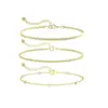 Europa y Estados Unidos joyería transfronteriza nuevo caliente traje de combinación de tres piezas pulsera nicho pulsera simple joyería al por mayor