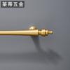 Maçaneta da porta do armário de luxo leve estilo francês de latão bola redonda de furo único estilo nórdico moderno dourado gaveta de armário sapateira alça pequena
