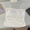 Nova camisola de outono e inverno quente feminina com bojo interno e externo, para usar fina, com costas bonitas, camisa base quente