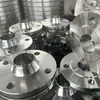 Flange de Aço Inoxidável 304 316L Flange Forjada de Alta Pressão Flange com Superfície de Vedação Côncavo-Convexo Rj Flange Wn Norma Nacional Flange de Solda de Topo