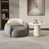 Mesa y sillas de negociación modernas de lujo ligero para sala de estar, balcón, dormitorio, salón de belleza, tienda de ropa, silla individual de cuero con diseño de garra de gato