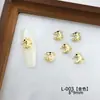 Estilo Año Nuevo Éxito Instantáneo Arte de Uñas Zircón Diamante Rojo Zodiaco Pony Lindo Caballo de Madera Pequeño Uñas Portátiles Diamante