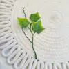 Plantas Aquáticas Artificiais e Acessórios Verdes, Acessórios de Folhas de Plantas Falsas, Materiais DIY para Paisagismo, Decoração de Broche de Eucalipto de Três Galhos
