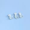 Plata Pura 999 Sólida Pequeño Colgante Ruyi Amuleto Ruyi Accesorio de Joyería de Plata Cuerda para Ensartar Cuentas DIY Pulsera