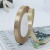Cinta de Satén de Poliéster de 1 cm y 22 m Cinta para Moño DIY Embalaje de Caja de Regalo Cinta para Decoración de Pasteles de Repostería Decoración