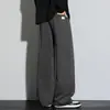 Nova coleção de outono: calças compridas masculinas de corte reto, modelagem solta, estilo Hong Kong, tendência casual americana, feitas de algodão