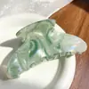 Berphia Ins Sentido de Alta Gama Imitación Ácido Acético Pinza de Agarre para Mujer Grande para el Cabello Clip Trasero para el Cabello Colorido Clip de Tiburón Accesorios para el Cabello
