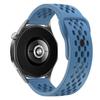 Malla Transpirable Hebilla Inversa Correa de Silicona Adecuada para Huawei Gt6 5 Samsung 18 20 22mm Pulsera Deportiva Perforada