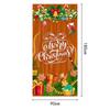 Camino de mesa de lino con diseño de dibujos animados de Papá Noel, Mantel para mesa de centro, Mantel decorativo para mesa de comedor, Venta al por mayor para mesa de sala de estar en Navidad