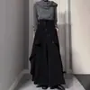 Pantalón-Falda Original de Alta Gama con un Nuevo Estilo Chino, Diseño Unisex de Verano, Pantalón Falda de Pierna Ancha hasta el Suelo de Nicho, Neutro en Género