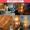 Lámpara de pie cuadrada de papel crepé para suelo Hotel Beige Blanco Esquina de dormitorio clásica Lámpara de dormitorio Posada de dormitorio B&B
