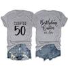 Amazon eBayCamiseta cumpleaños Reina est 1974 capítulo 50 Moda Manga Corta