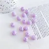 Colgante de Cuentas de Calabaza Lacadas en Acrílico de Colores Cuentas Sueltas de Agujero Recto Materiales para Joyería de Collares Hechos a Mano DIY