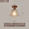 Pasillo Entrada Balcón Luz de Techo Pequeña Estilo Vintage Sensación de Alta Gama Luz LED Entrada Estudio Iluminación de Espectro Completo Protección Ocular Luminarias
