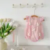 Mameluco de Verano para Bebé Niña, Mameluco Triangular con Mangas Voladas, Ropa de Verano para Recién Nacidos y Niños Pequeños Personalizada