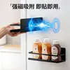 Prateleira Magnética para Geladeira Sem Furos Porta-Temperos Removível Prateleira Lateral para Pendurar na Geladeira Prateleira de Armazenamento para Utensílios de Cozinha