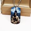 Nuevo Estilo Personalizado Black Mythical Wukong Mismo Estilo Collar de Acero Inoxidable Ins Nicho Hip-hop Retro Accesorios de Cadena de Lana para Hombre
