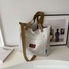 Nova moda versátil bolsa transversal de lona bolsa tote de grande capacidade para estudantes bolsa de ombro casual para o dia a dia