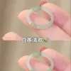 Nuevo Anillo Relleno Flor de Durazno, Anillo de Seda Dorada Antigua Súper Suave, Popular Anillo Relleno Flor de Durazno para Mujeres en Xiaohongshu