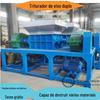Triturador de sucata de aço moedor de metal biaxial escória de aço sucata de ferro equipamento de britagem Henan fábrica de triturador biaxial