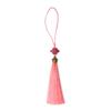 Acessórios para Marcador de Página com Borla de Nó Chinês Pequeno de 8cm Acessórios para Roupas Pingente de Coroa Joia Decoração Pingente DIY Cloisonné