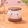 Micro Paisaje Creativo Lindas Figuras de Animales Macaron Accesorios de Decoración DIY Adornos de Escritorio y Coche