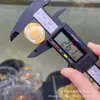 Huevo Escalfado de Fruta Marfil a la Parrilla de Carbón DIY Accesorio Creativo para Manualidades, Encanto Versátil para Pulseras, Espaciadores de Cuentas y Colgantes de Cuerda