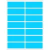 Papel para Limpiar la Boca Rectangular Pegatinas Marcadoras Impermeables a Prueba de Aceite de Colores Etiquetas Pegatinas de Nombres de Estudiantes Cuadradas Pegatinas de Clasificación para Tareas