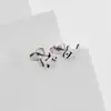 Série Oceano Aço Inoxidável Cortado Fofo Brincos de Tubarão Ins Mini Pequeno Animal Piercing Brincos em Estoque