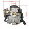 Carburador GY6-50 con tapa negra para GY 6 139QMB 50cc-100cc 606-001