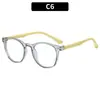 Gafas Ovaladas de Silicona Lindas Europeas y Americanas para Niños, Anti-Luz Azul, Sin Graduación, Modernas y Aptas para Lentes de Graduación, Monturas de Gafas Transfronterizas