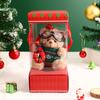Mannery Genuine Plush Bear Natal Chaveiro Carro Pingente Casal Mochila Escolar Pendurado Presente de Natal Atacado