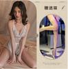 Divertido Sling de Ropa Interior Encaje Tentación para Dormir Sin Tiras Caliente Archivo Abierto Todo en Uno Traje de Uniforme para Mujer