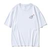Ropa de Hombre Shanggu Verano Nuevo Estilo Japonés Sencilla Fresca Camiseta Casual Versátil Cuello Redondo Estampada Manga Corta