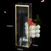 Directo de Fábrica borde dorado mascota transparente caja de dulces regalo caja de dulces regalo multi-especificación tamaño