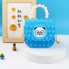 Bolso Bandolera Vanguardia para Hombro Niños Bandolera Bolso de Mano Perla Burbuja Bolso Bandolera de Silicona para Hombro Bolso Gelatina