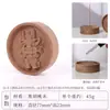 Madera Maciza Creativa Incienso Doméstico Porta Incienso Hecho a Mano Ceremonia del Té Quemador de Incienso Redondo Base para Incienso Bandeja de Madera de Águila Personalización